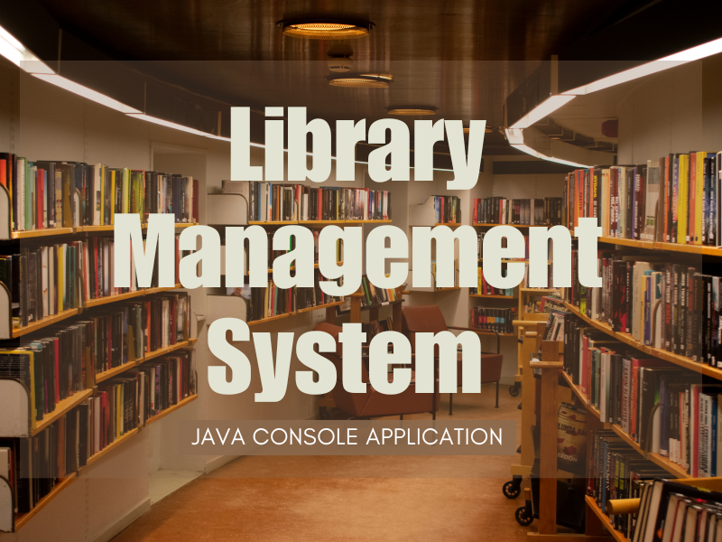 Library Management System project screenshot